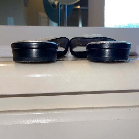 Chanel Camelia Slides Sandals 37 7  Super Nice! - Picture 2 of 6